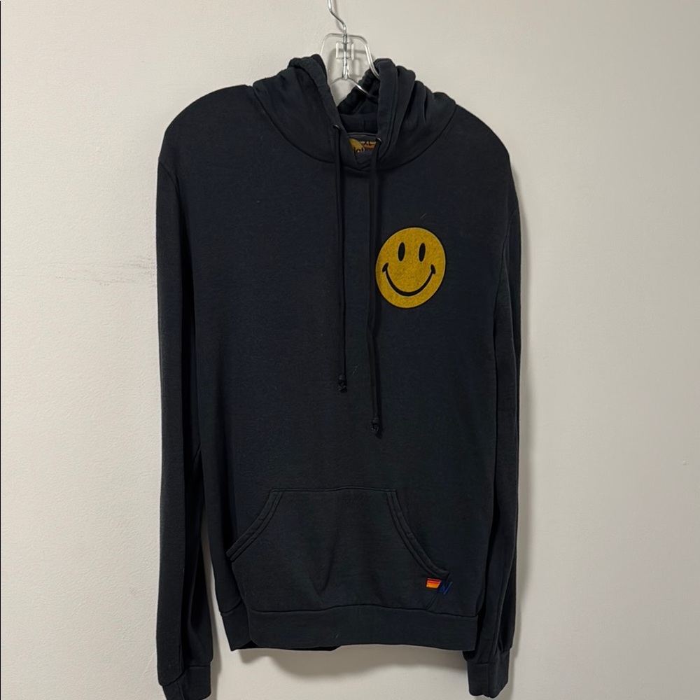 Black Smiley Face Hoodie